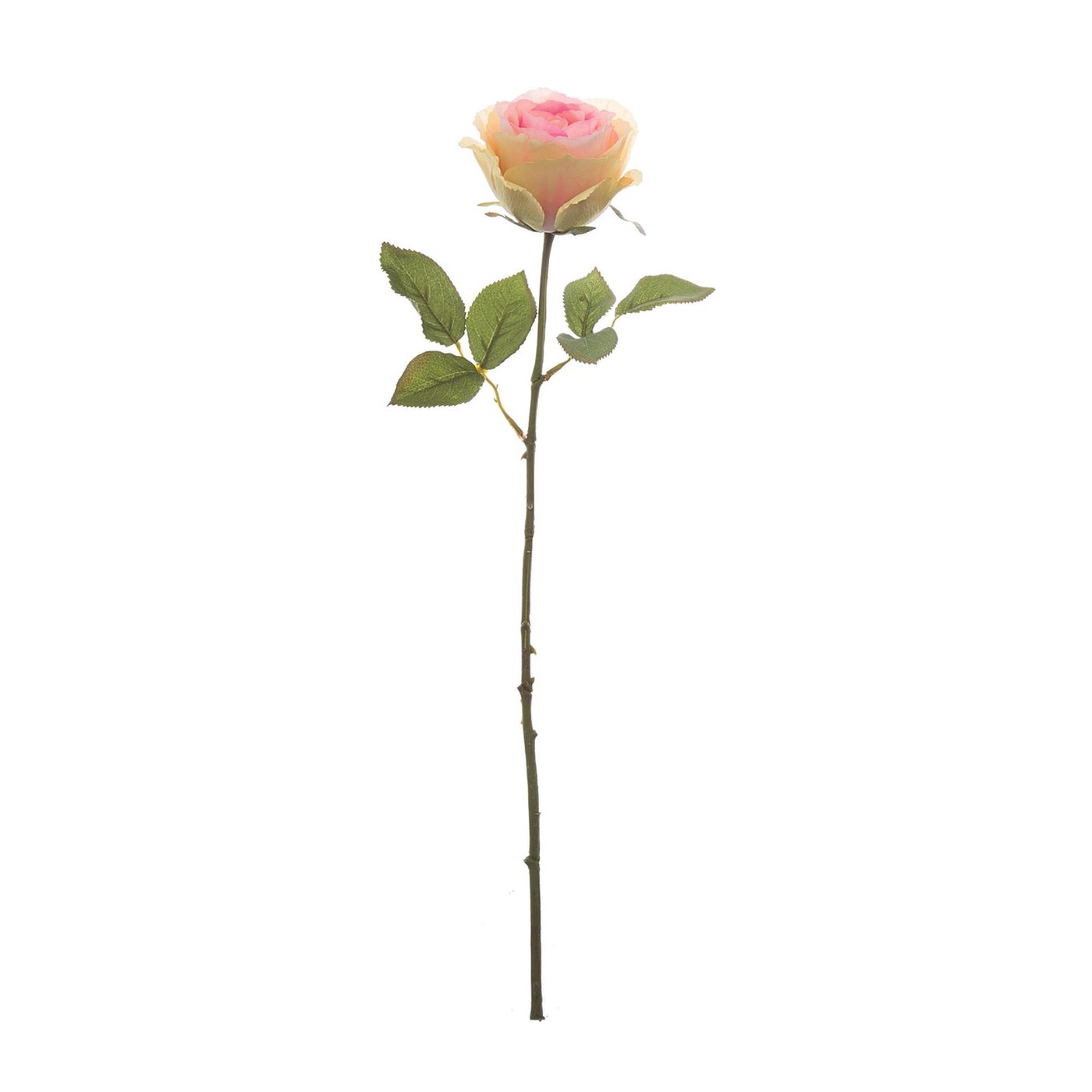 Роза декоративная Riverdale розовая 52см