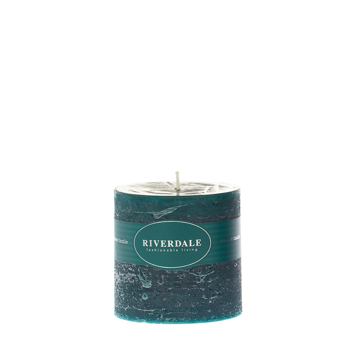 

Свеча изумрудная 10х10см Riverdale pillar