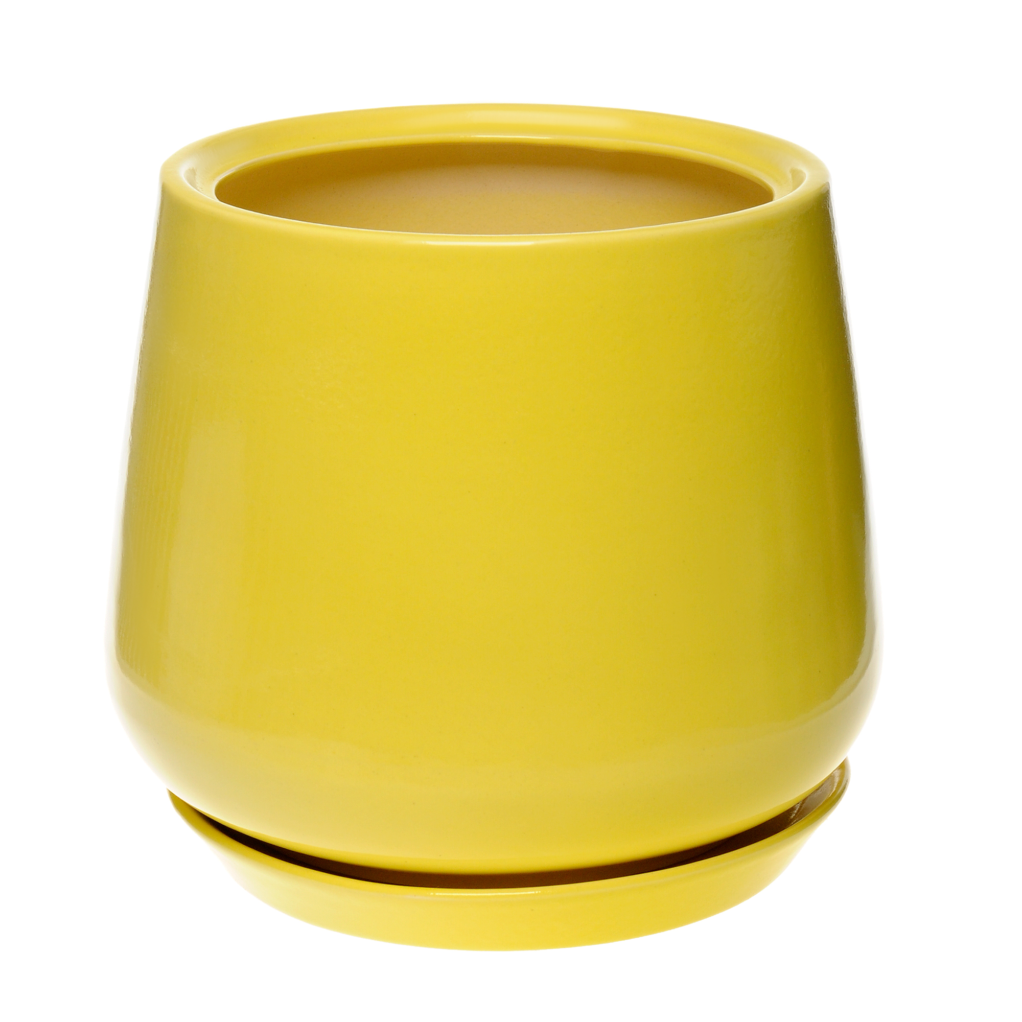 

горшок для цветов декоративный Гончар СКАРЛЕТ №3 (желтый), 13 см