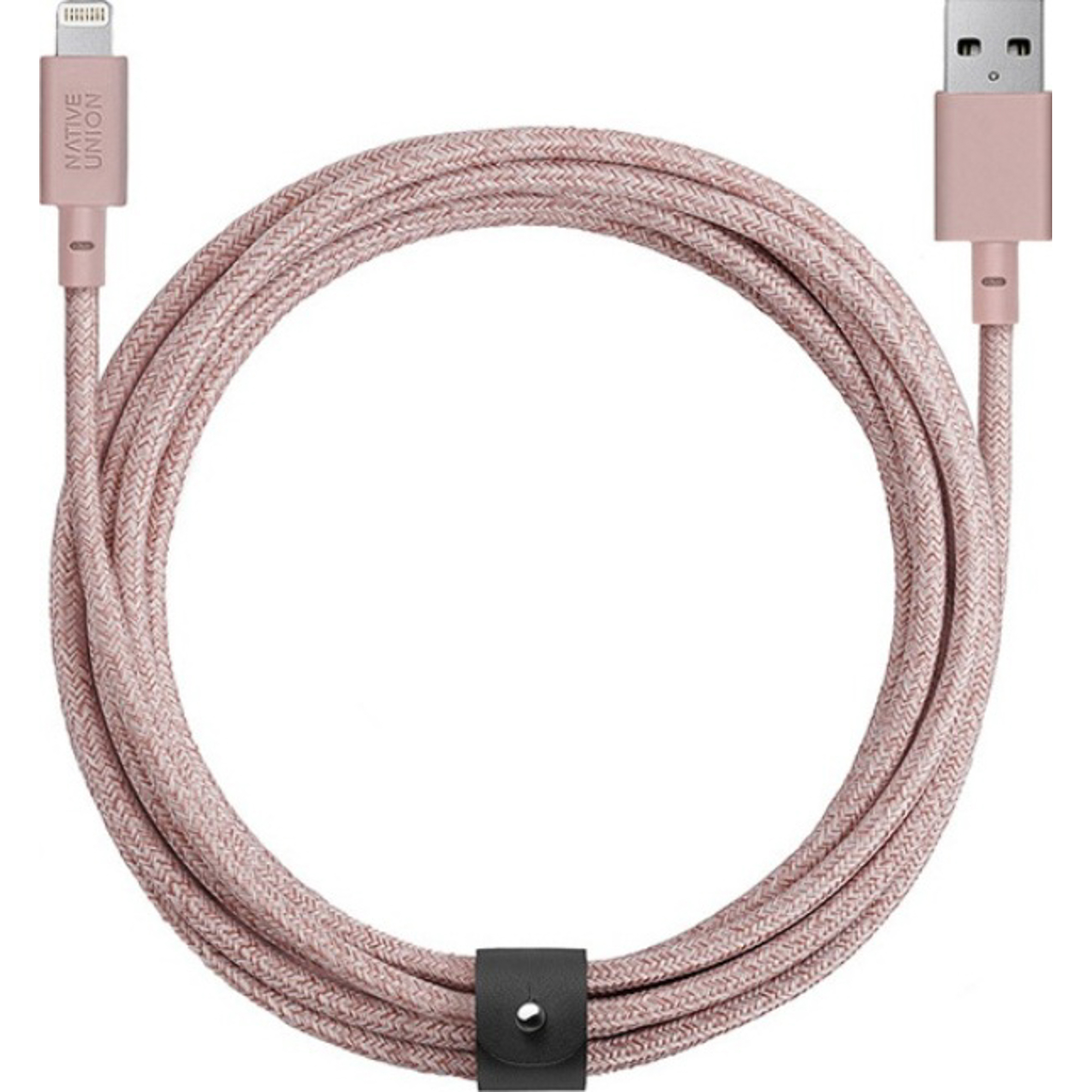 фото Кабель native union belt cable lightning taupe belt-kv-l-rose-3 розовый
