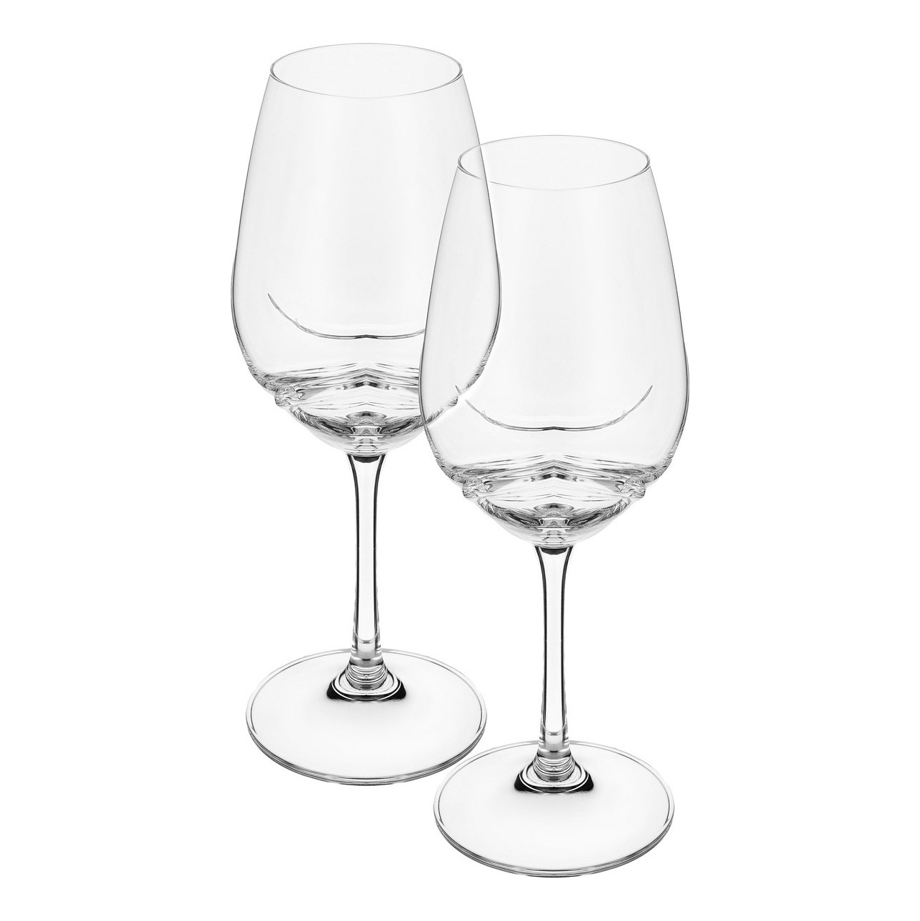 Набор бокалов Crystal Bohemia Turbulence для вина 0,55 л, цвет прозрачный - фото 2