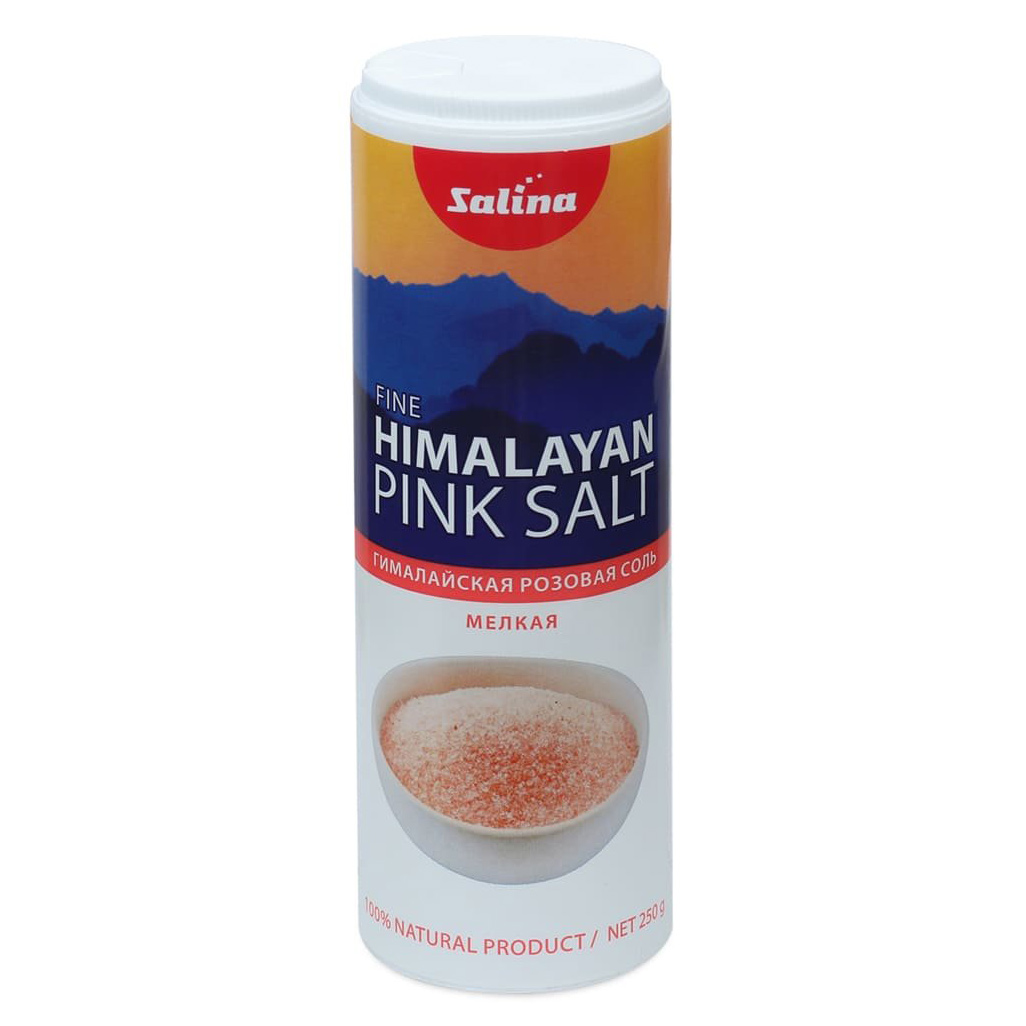 Соль Salina гималайская розовая мелкая 250 г - фото 1