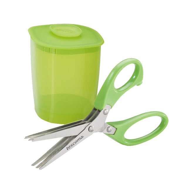 Ножницы для зелени Tescoma Presto с емкостью ножницы для креветок tescoma presto seafood 421082