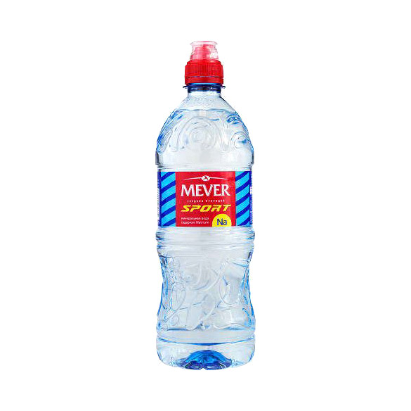 Вода минеральная Mever Sport негазированная 0,75 л