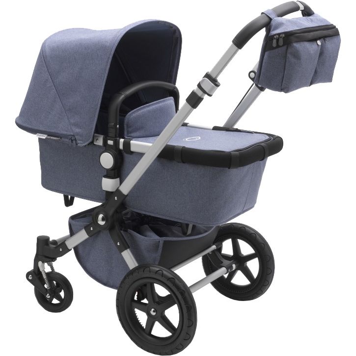 

Коляска 2 в 1 Bugaboo Cameleon3 Alu/Blue Melange-Blue Melange