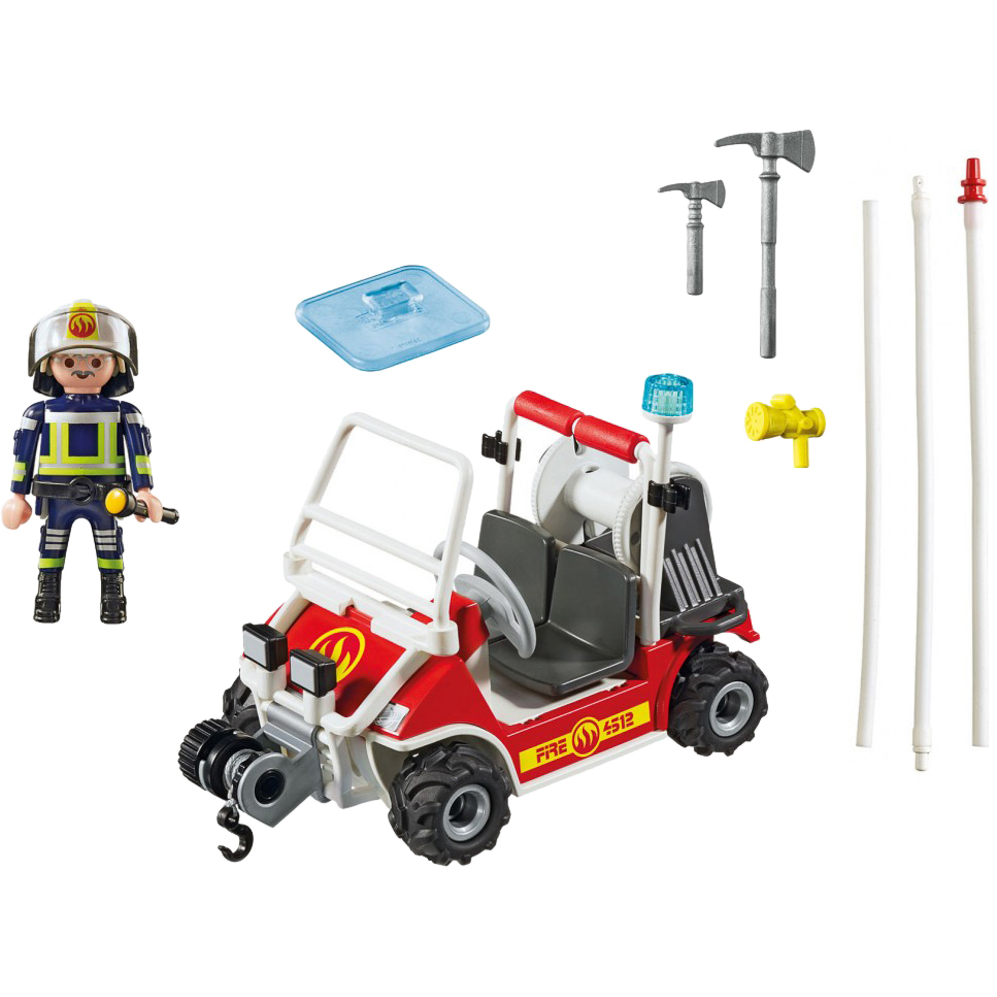 фото Игровой набор playmobil пожарный квадроцикл