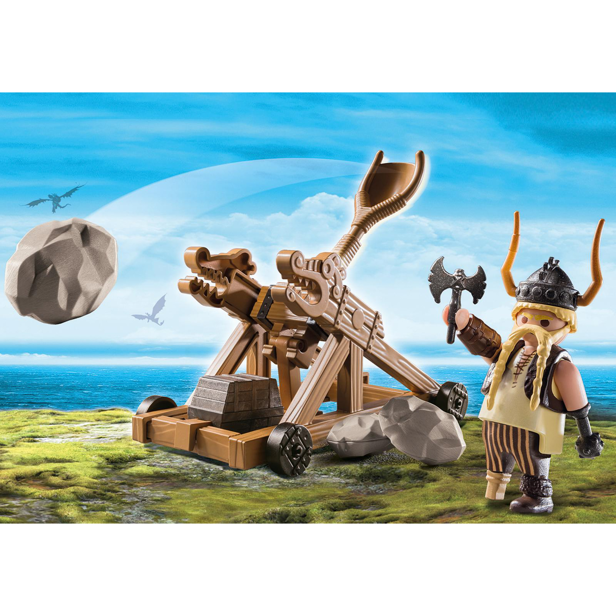 фото Игровой набор playmobil гоббер с катапультой