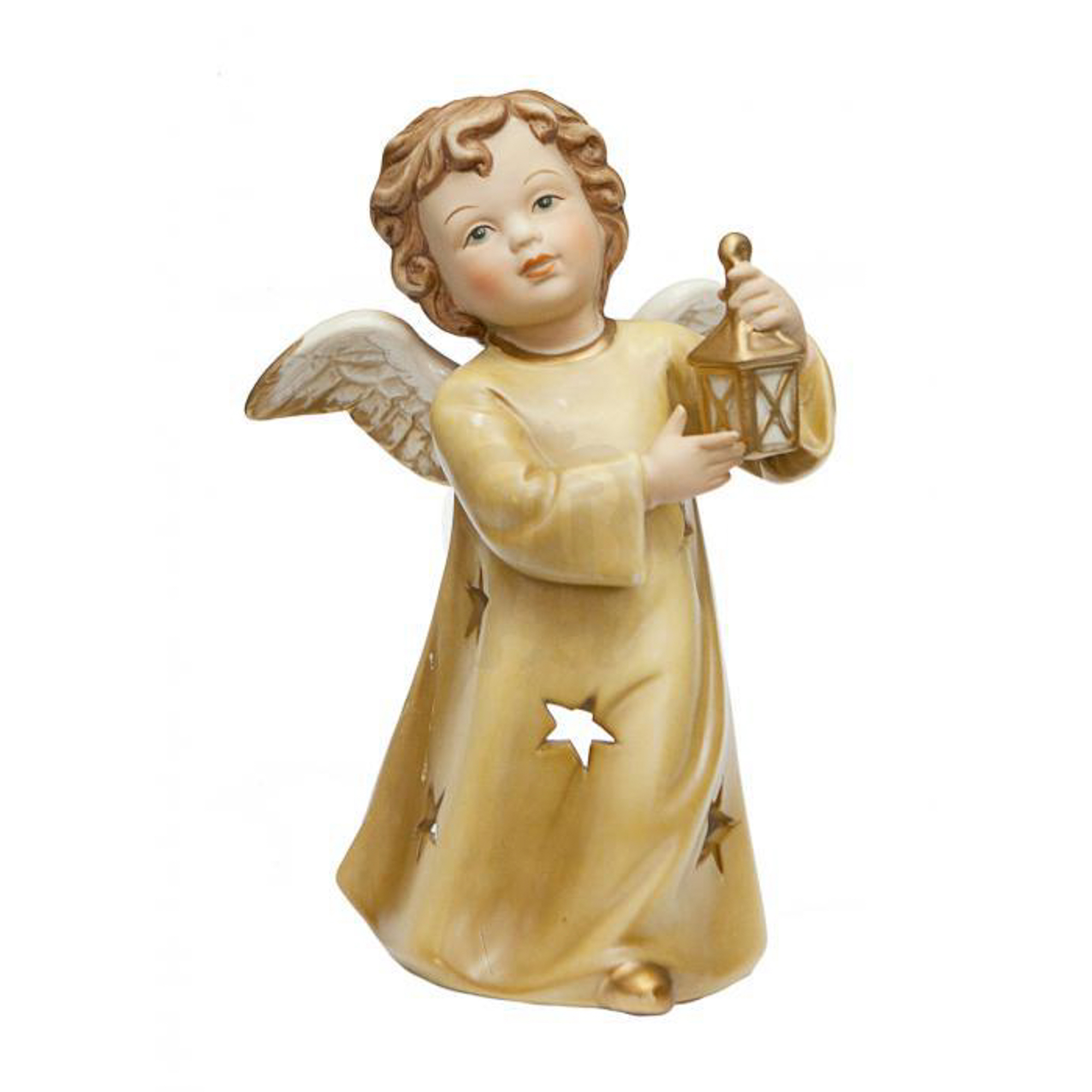 фото Подсвечник angel craft ангел с фонариком 17 см