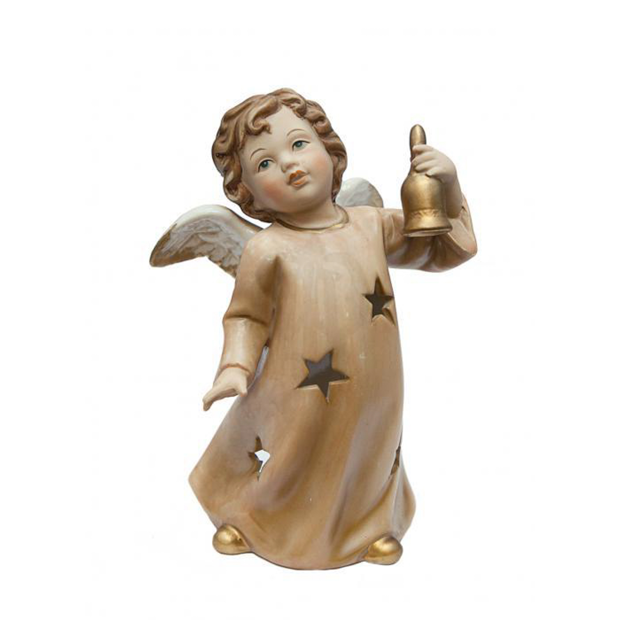 фото Подсвечник angel craft ангел с колокольчиком 17 см