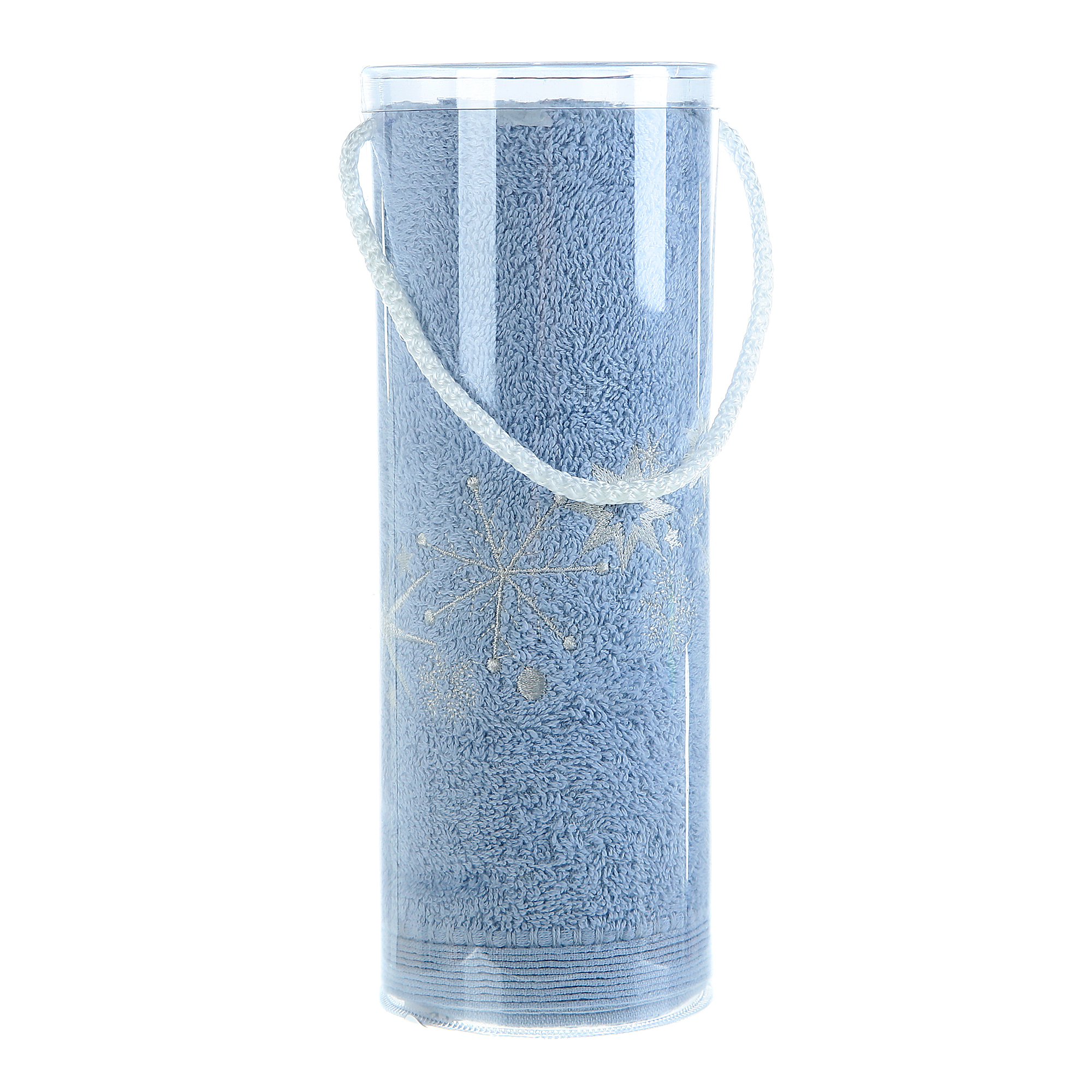 фото Полотенце махровое asil голубое 50х100 звезды