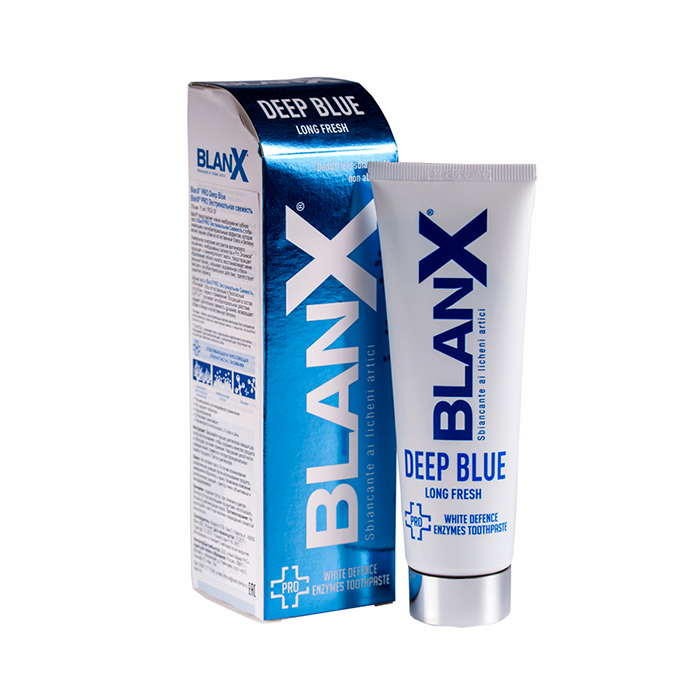 фото Зубная паста blanx pro deep blue 75мл