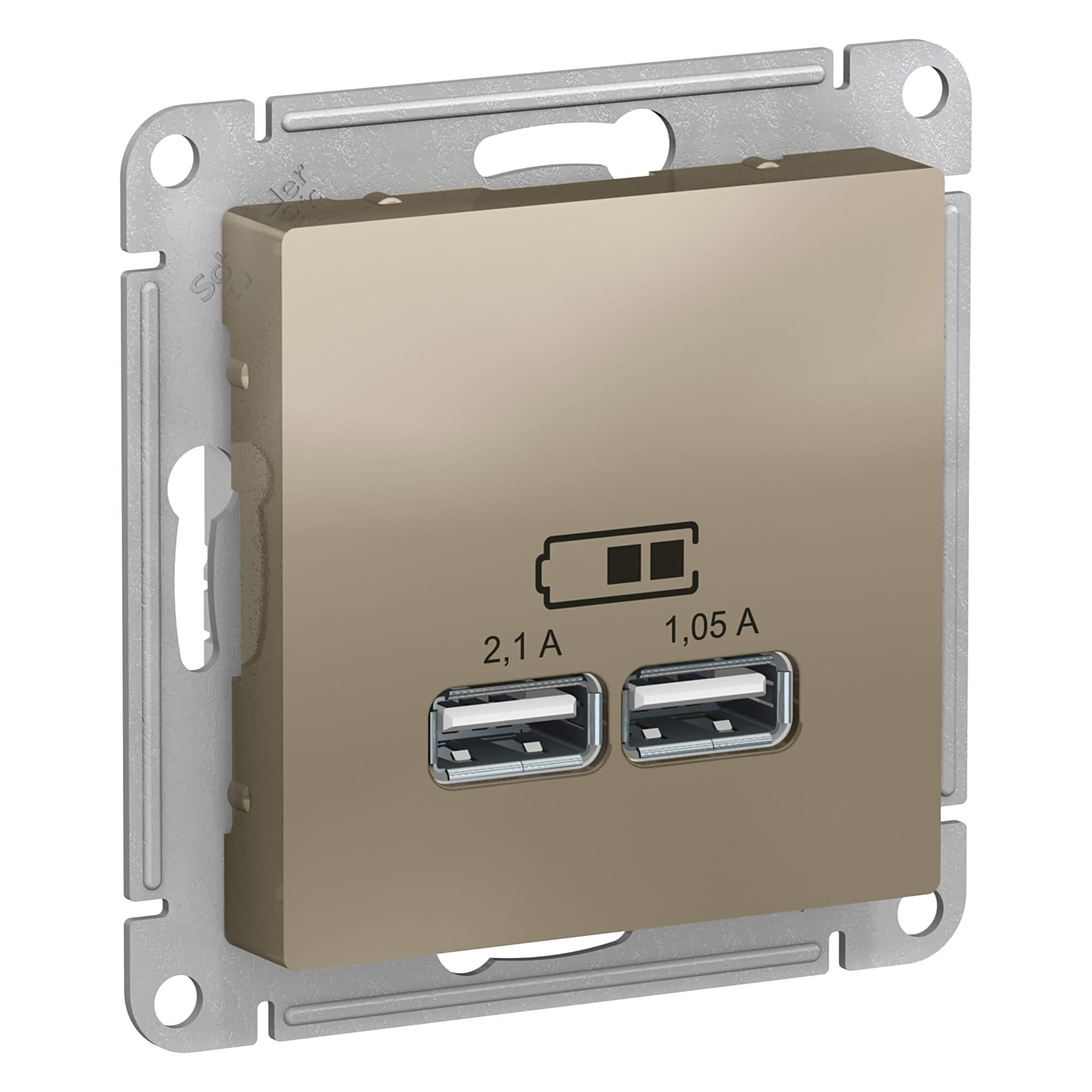 фото Розетка usb schneider electric atlasdesign