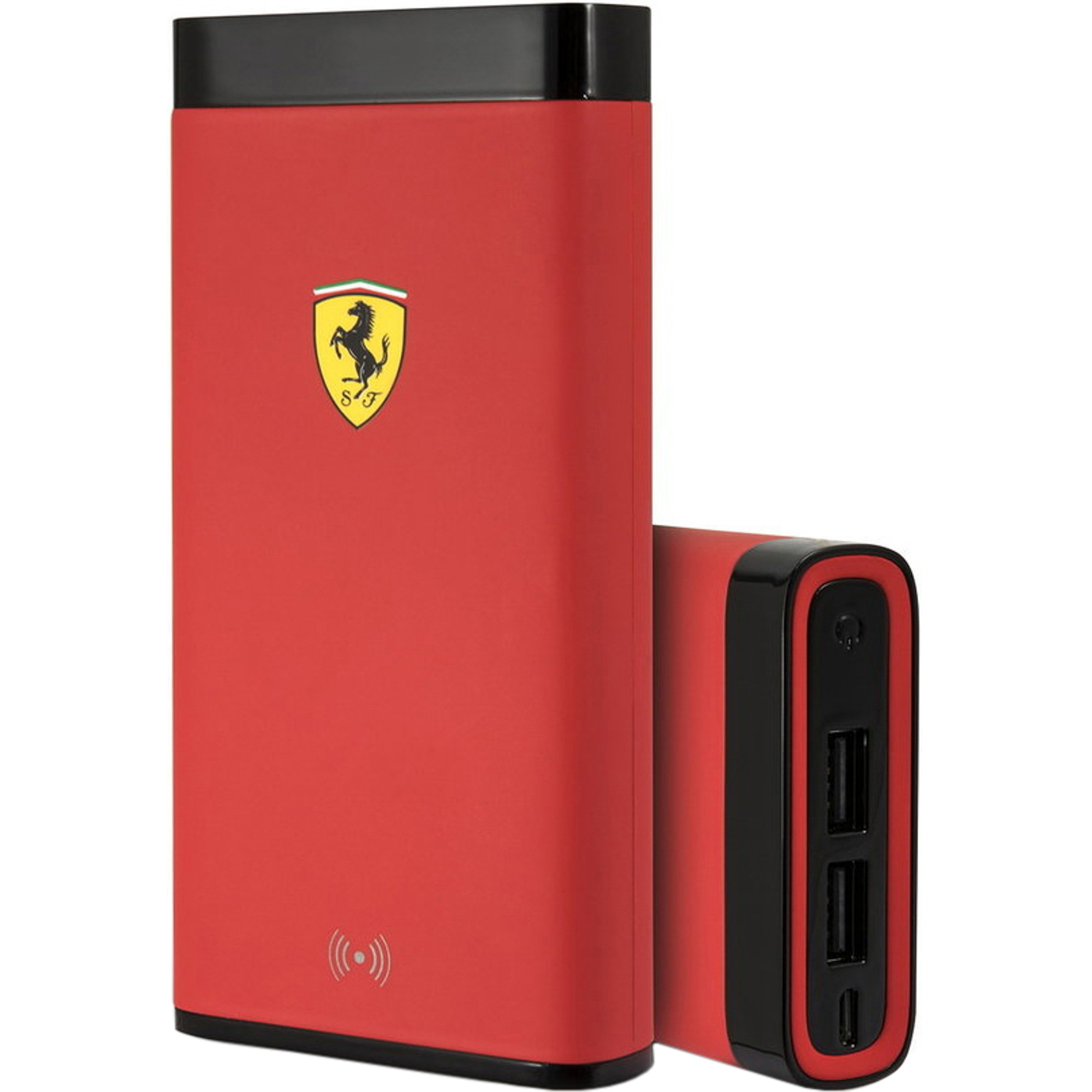 

Внешний аккумулятор Ferrari Rubber Wireless 10000 mAh Red