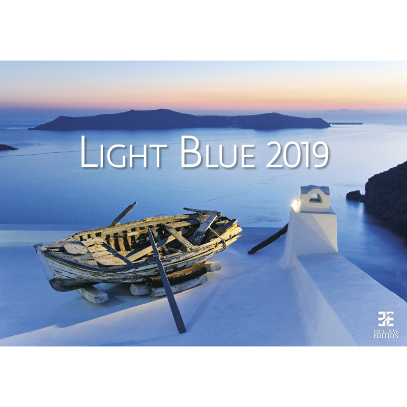 

Календарь настенный перекидной Light Blue на 2019 год