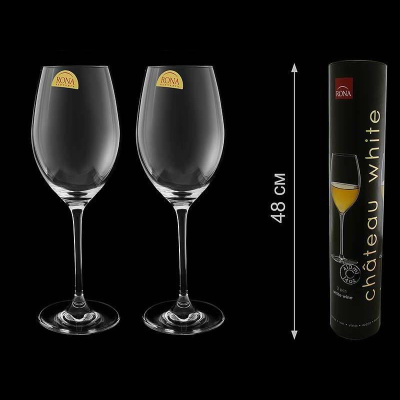 Набор бокалов для вина Rona A.S. Tubus 2 шт 410 мл, цвет прозрачный - фото 2