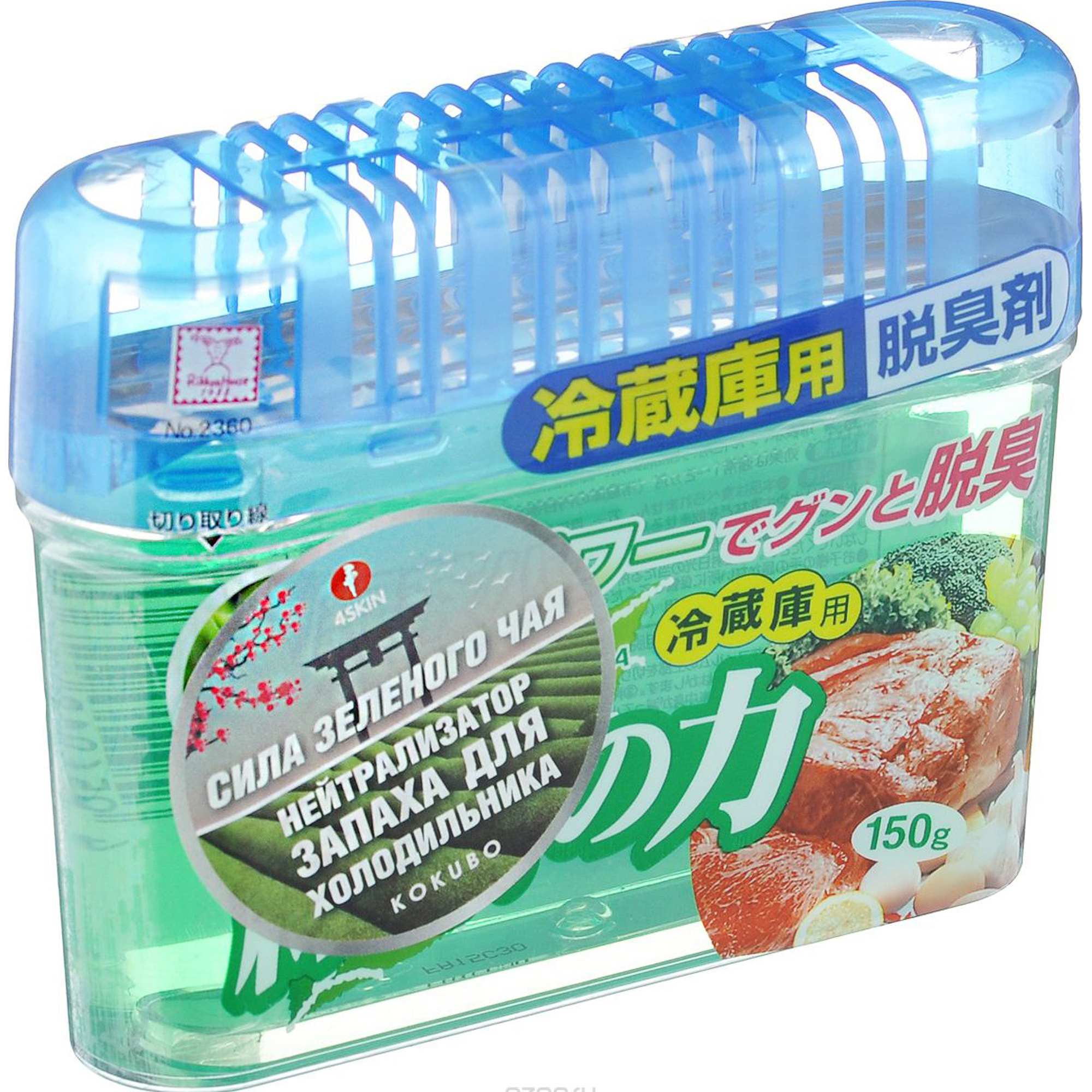 

Поглотитель запаха для холодильника Kokubo Сила зеленого чая 150 г