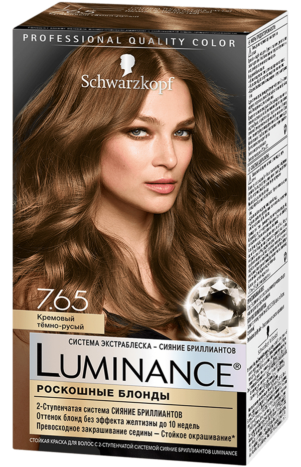 фото Краска для волос schwarzkopf luminance color 7.65 кремовый темно-русый