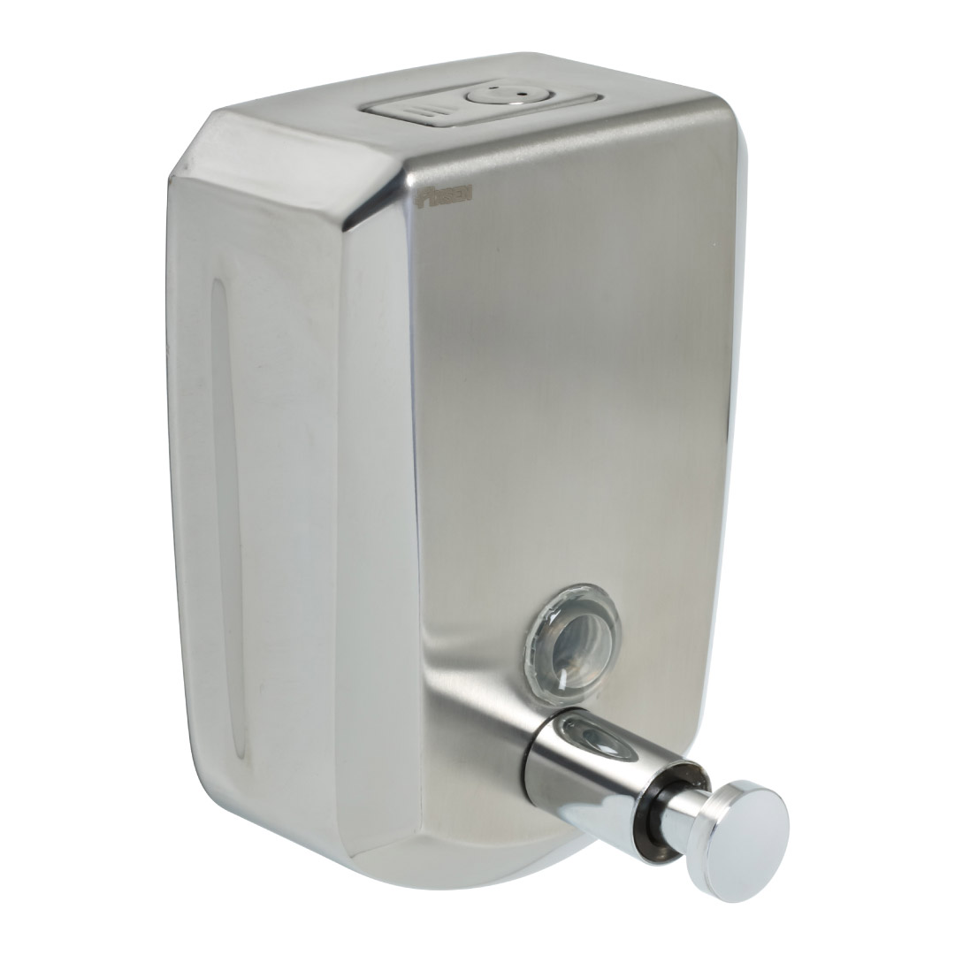 Дозатор для жидкого мыла Fixsen Hotel 0,5 л FX-31012, цвет серебряный - фото 1