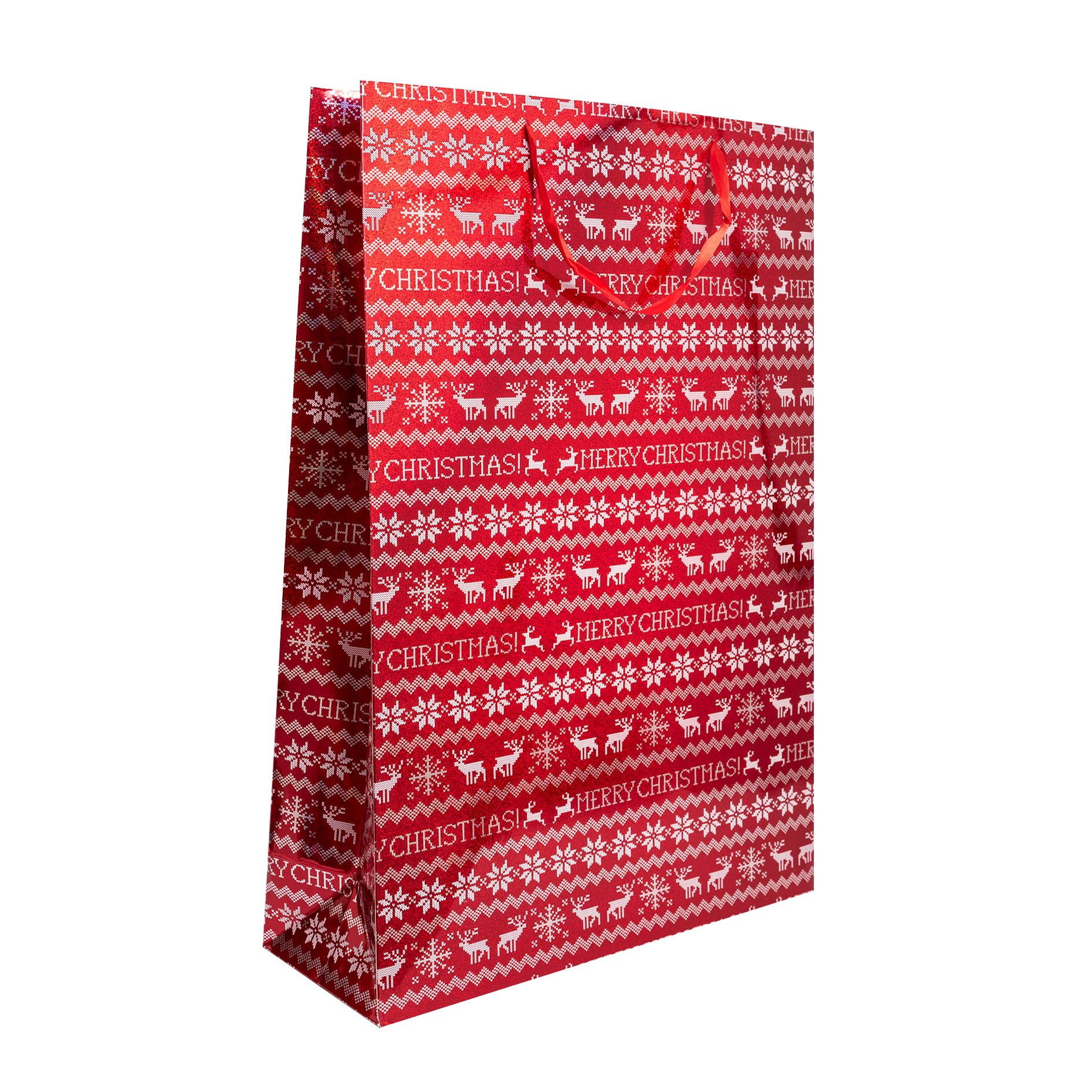 

Пакет подарочный Kaemingk 18х50х72 см, Красный