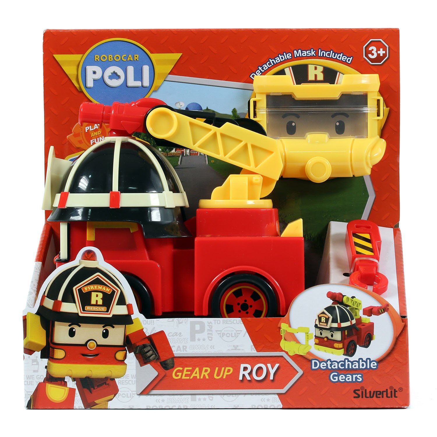 фото Машинка robocar poli машинка рой с аксессуарами