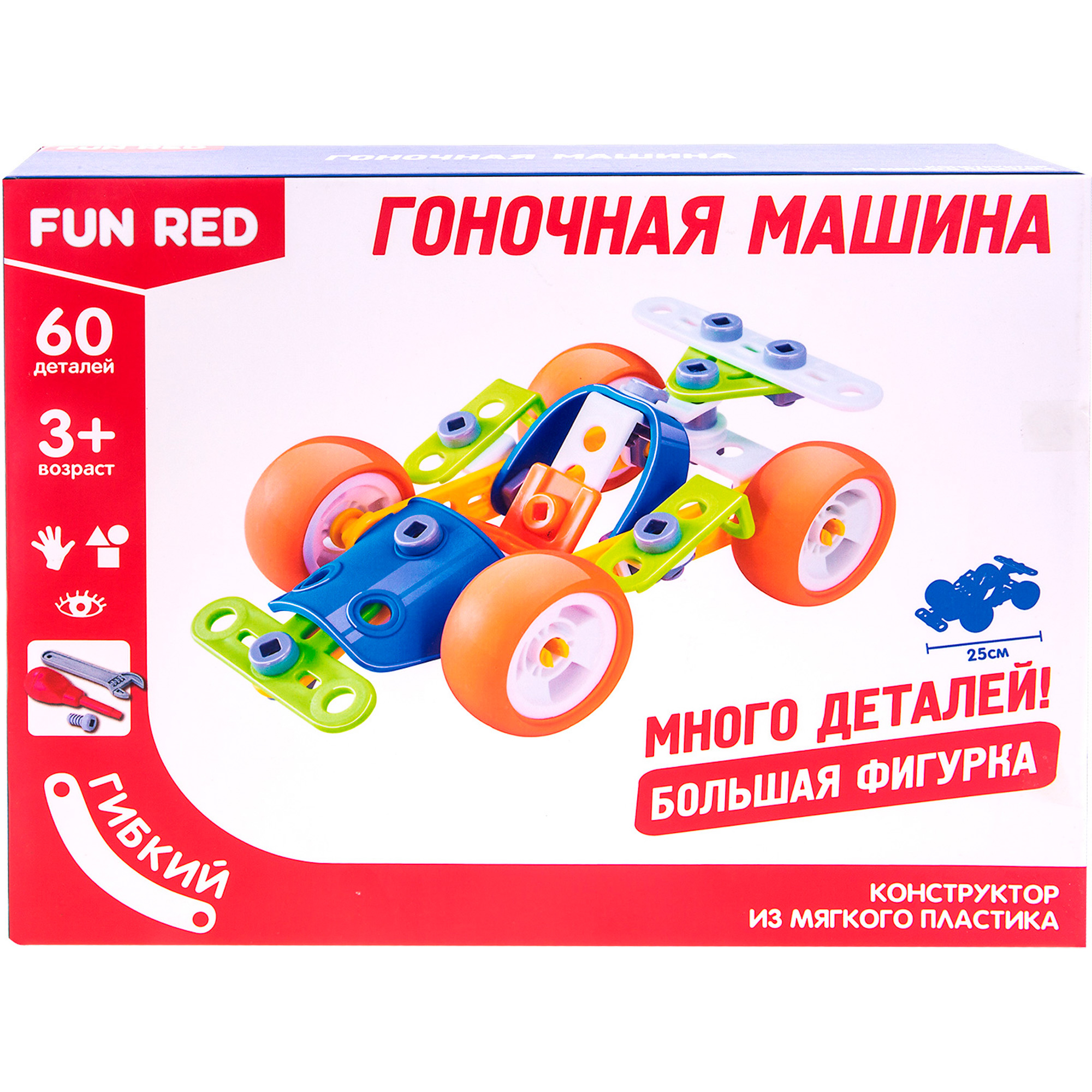 фото Конструктор fun red гоночная машина