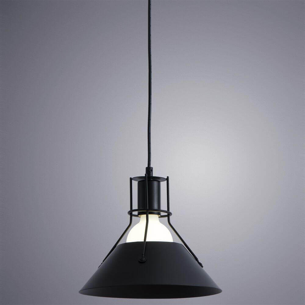 Светильник подвесной Artelamp A9347SP-1BK, цвет черный - фото 2