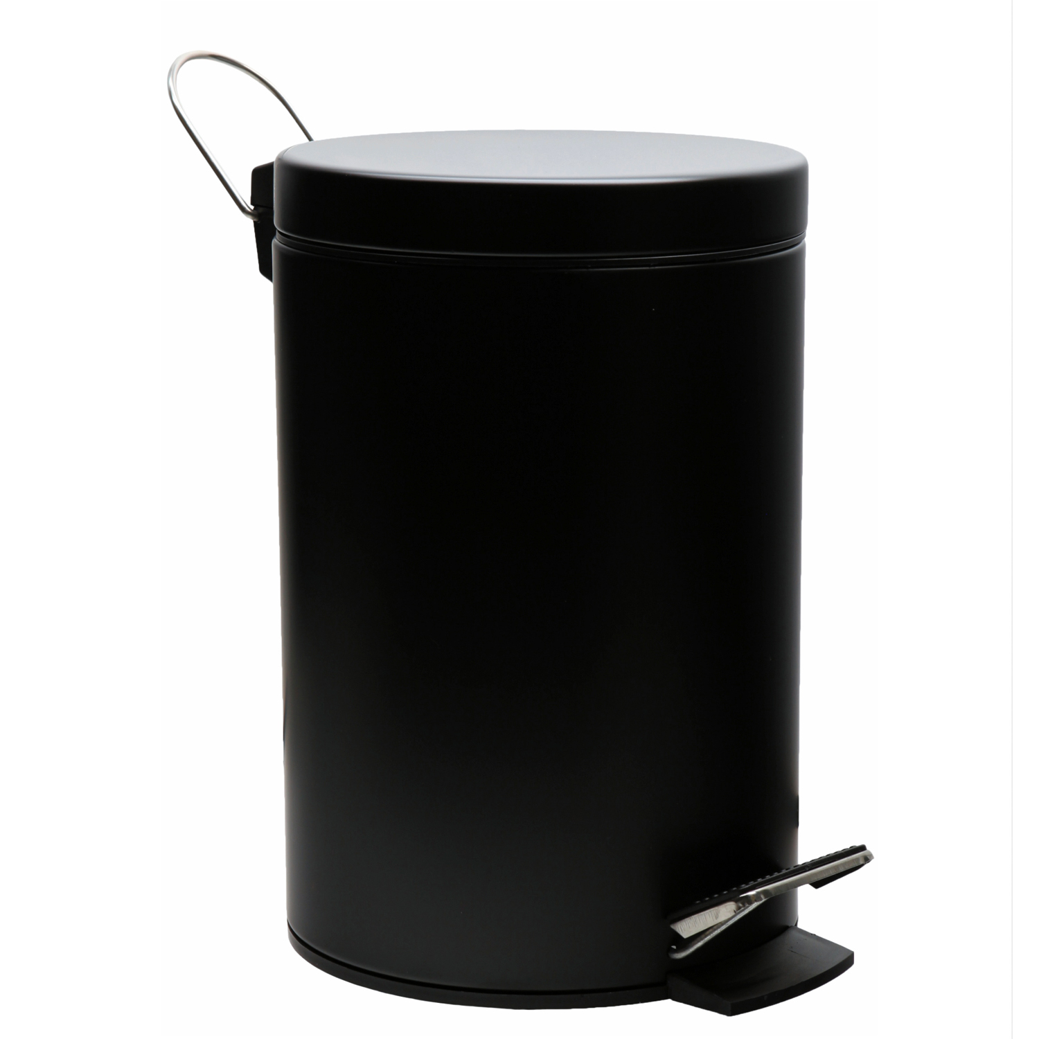 фото Ведро для мусора wasserkraft черное 5 л