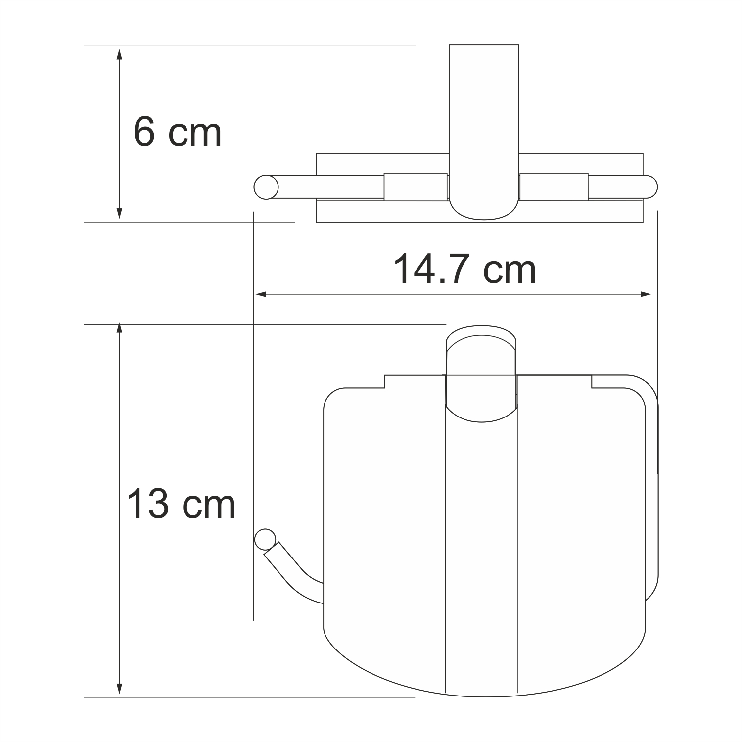 фото Держатель для бумаги с крышкой wasserkraft хром