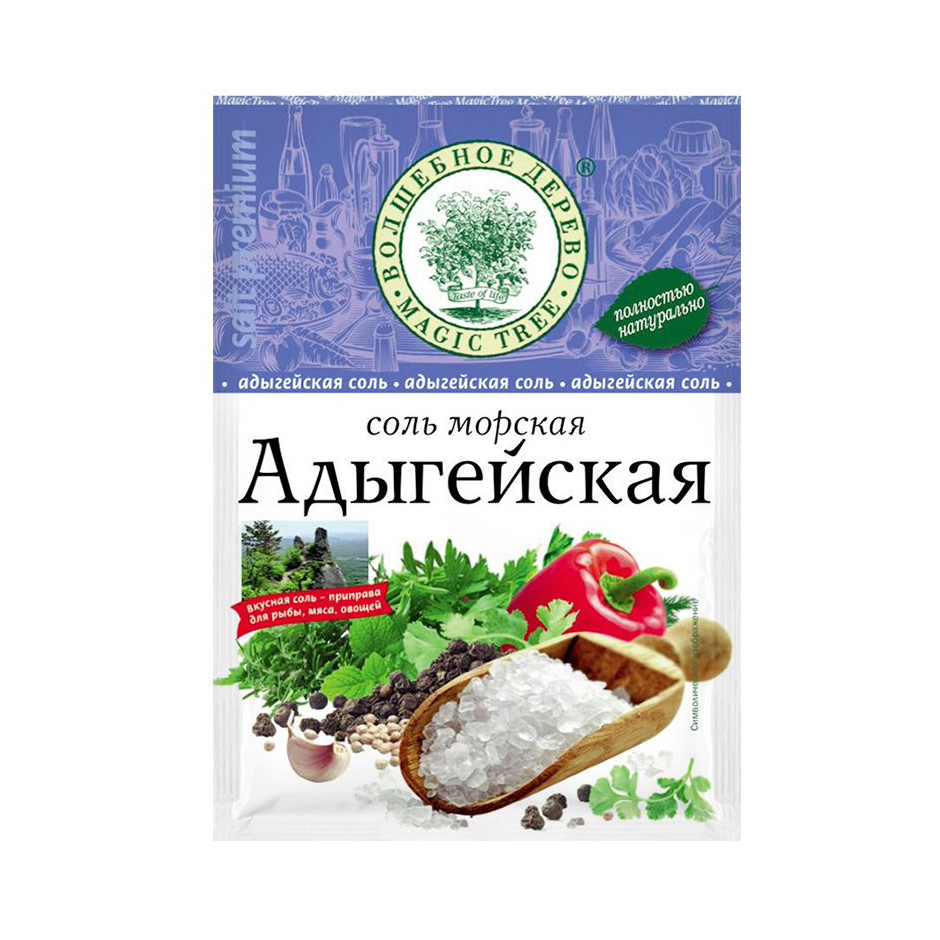 

Соль морская Волшебное дерево адыгейская 40 г