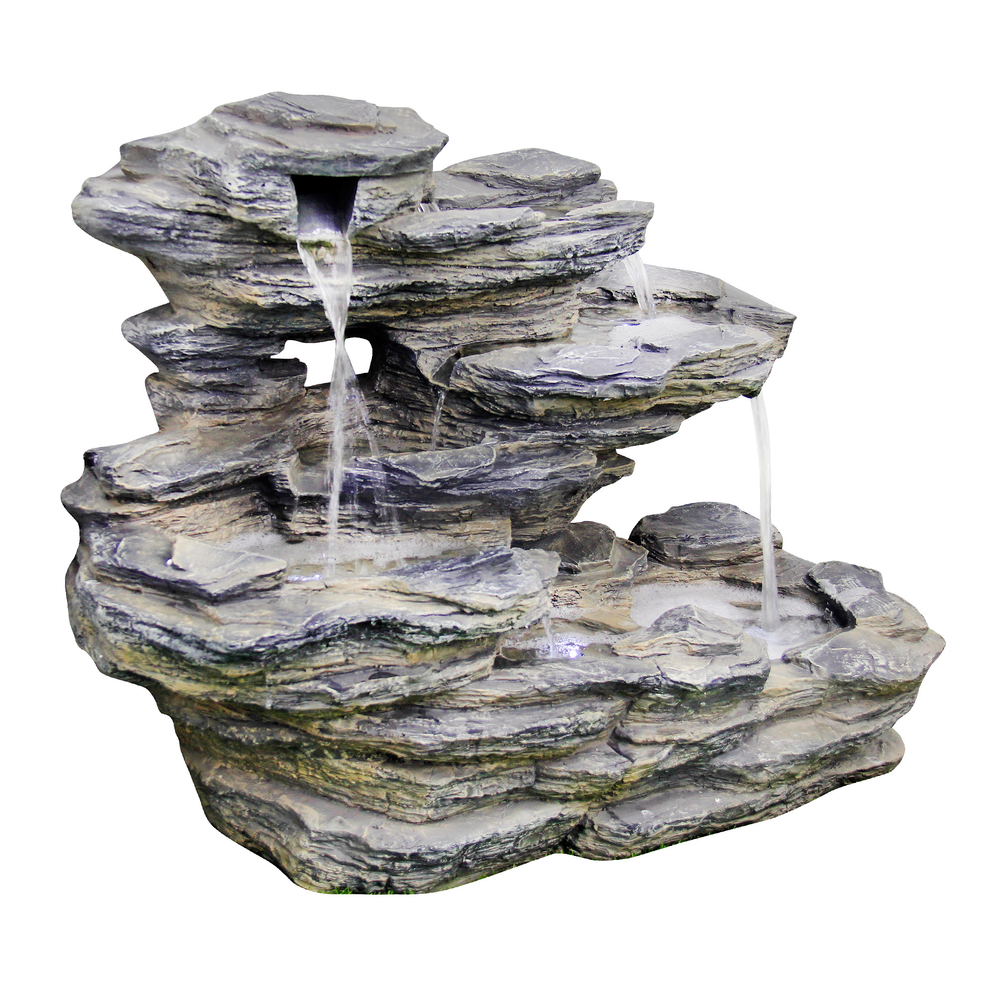 Фонтан Dw-fontain/dwf горка каменная 104х52х76 см, цвет серый, размер 104х52х76 см - фото 2