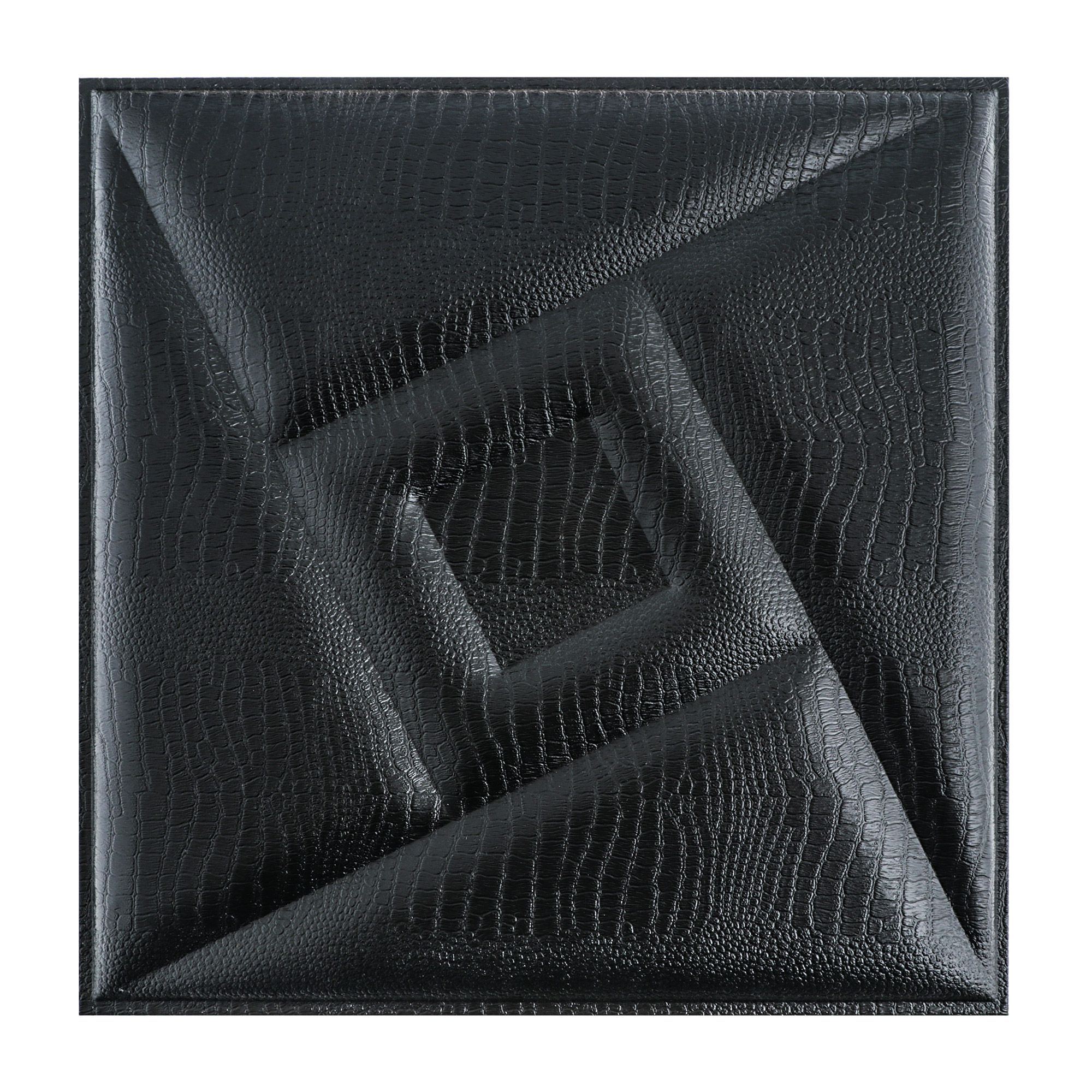 фото Панель 3d плитстен модерн черный 40 х 40 см