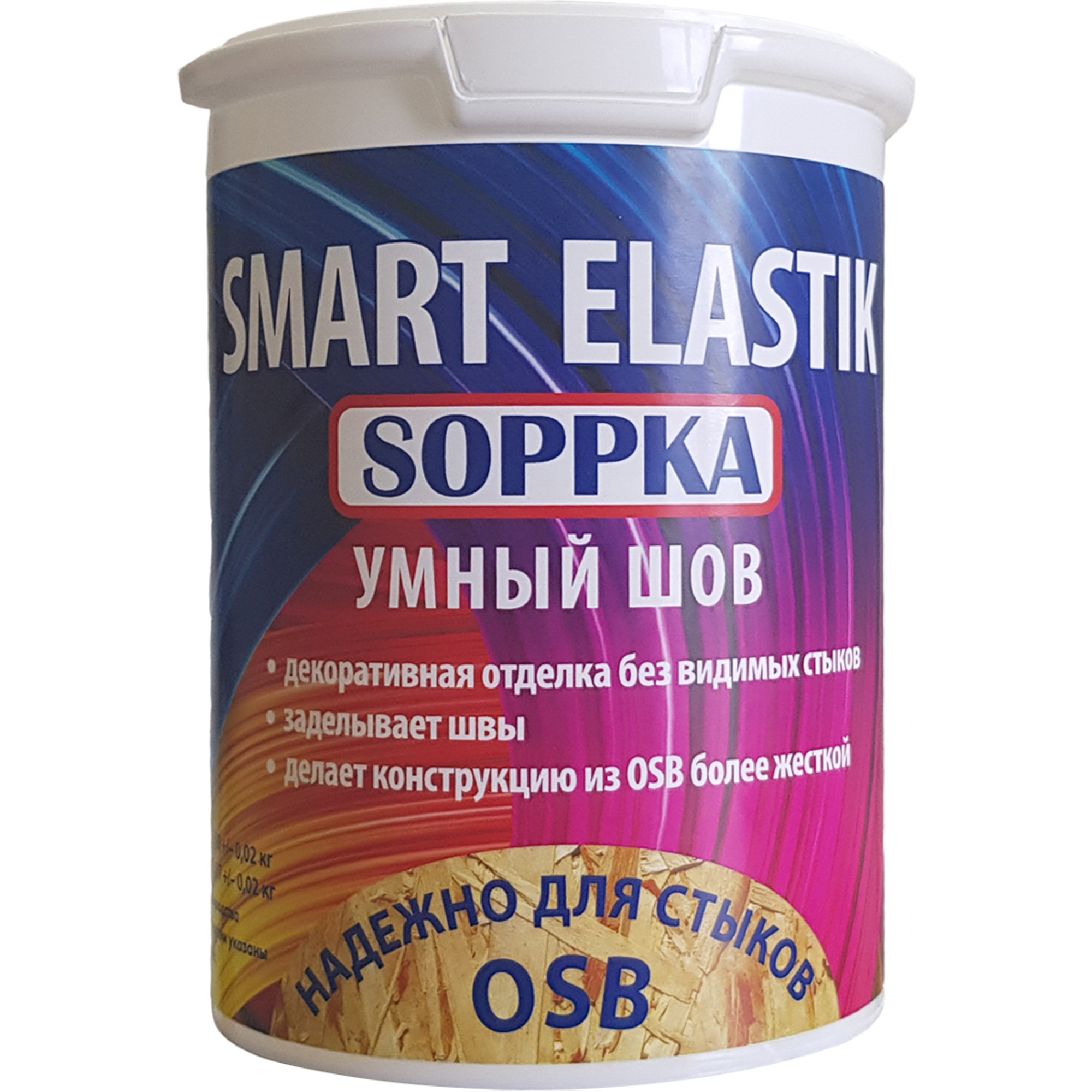 фото Шпатлевка soppka smart elastik умный шов 1 кг