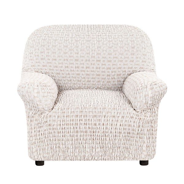 фото Чехол на кресло сиена сатурно бежевый еврочехол