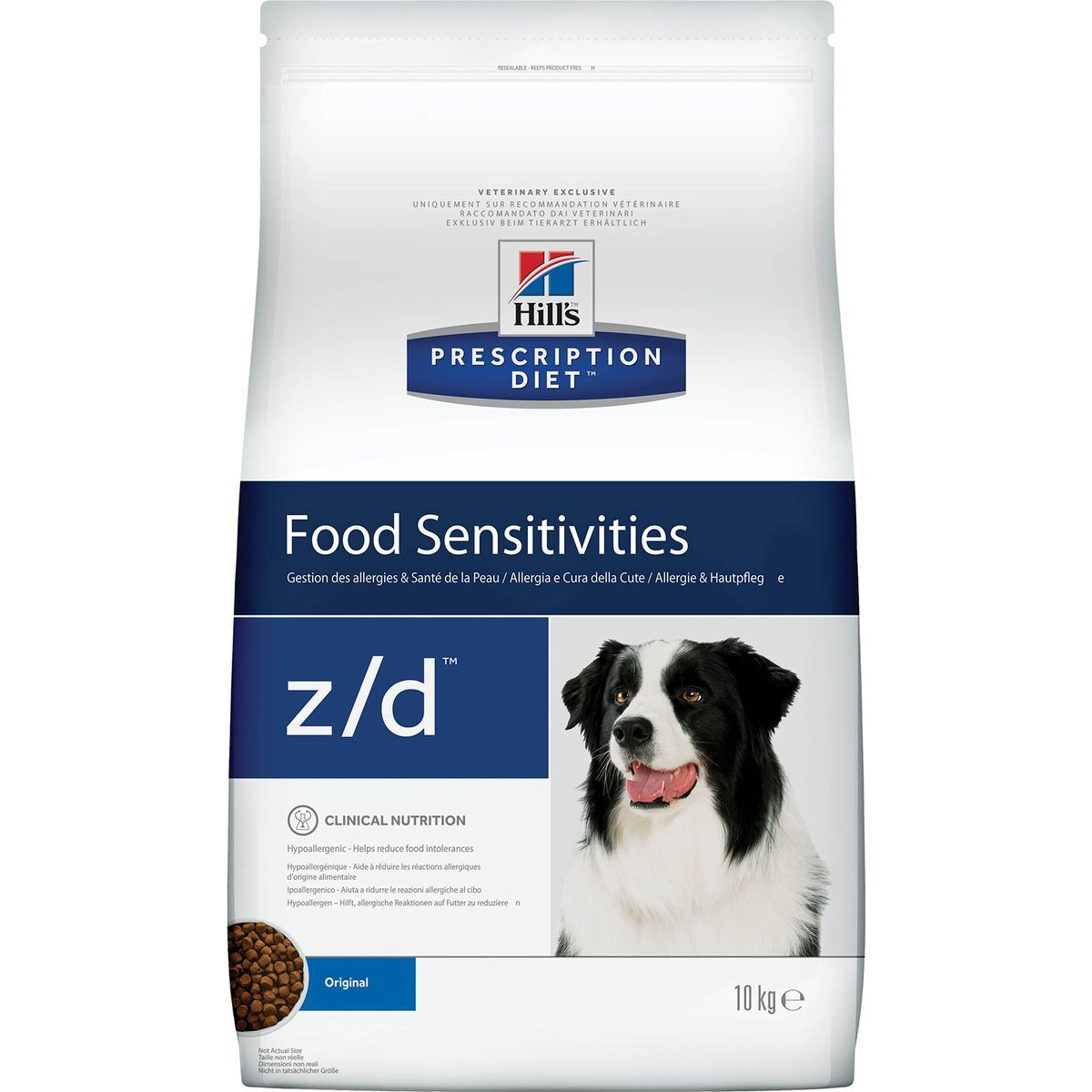 фото Корм для собак hill's prescription diet food sensitivities z/d при пищевой аллергии 10 кг hill`s