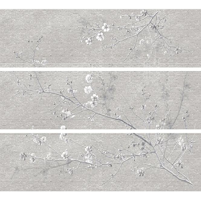 фото Панно ibero elevation decor peace grey (a+b+c) s-109 ск021 87х100 см ibero ceramica