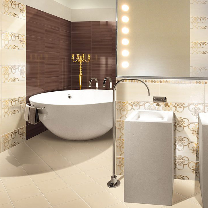 фото Декор paul ceramiche skyfall psfd01 inserto secrets beige 25x60 см