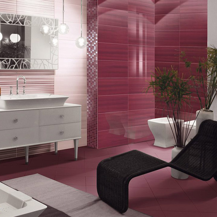 фото Плитка paul ceramiche skyfall сп439бк poop32 mood wine 34x34 см