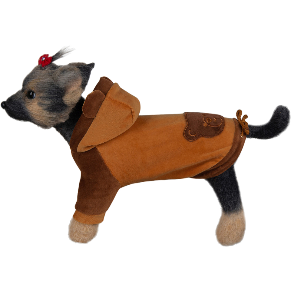 фото Куртка для собак dogmoda мишка велюр размер 2 в ассортименте