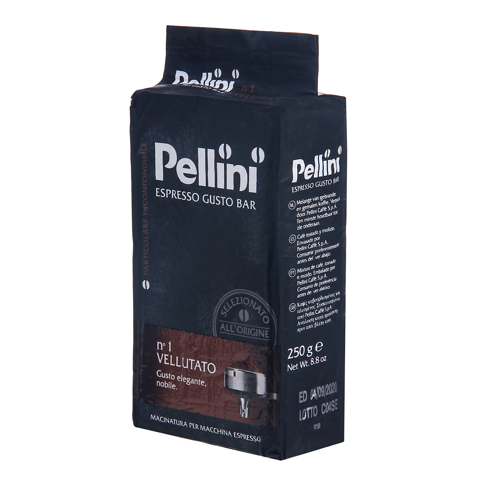Кофе молотый Pellini Espresso Gustobar Vellutato 250 г