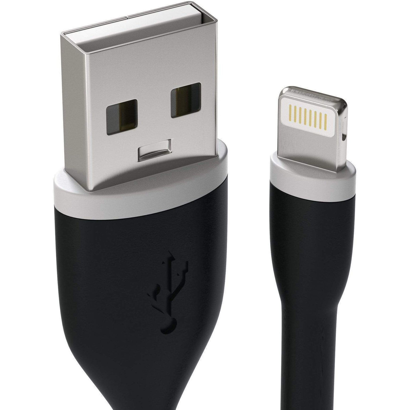 фото Кабель satechi flexible lightning to usb cable 0,25 м черный