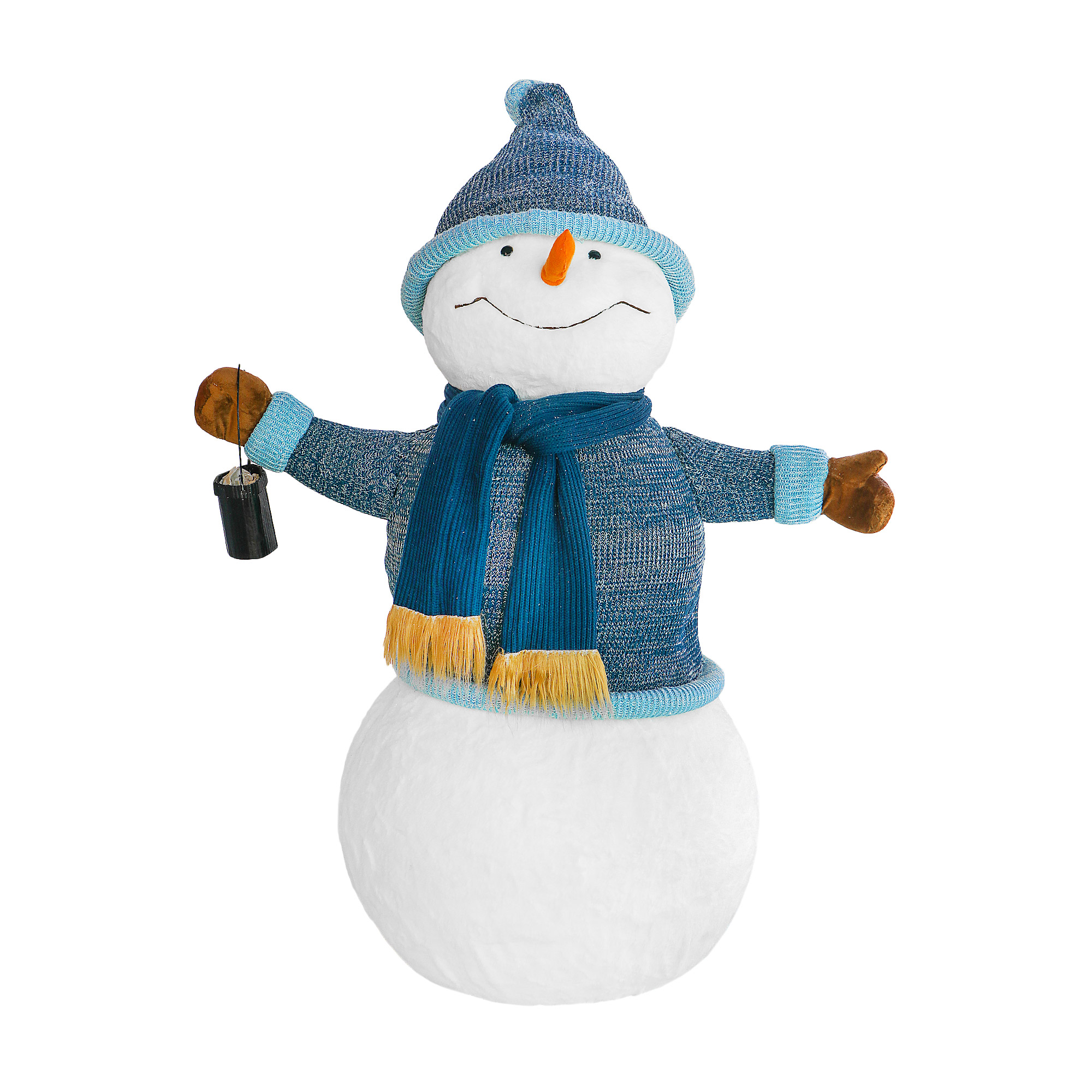 фото Фигура декоративная kaemingk снеговик 142 см