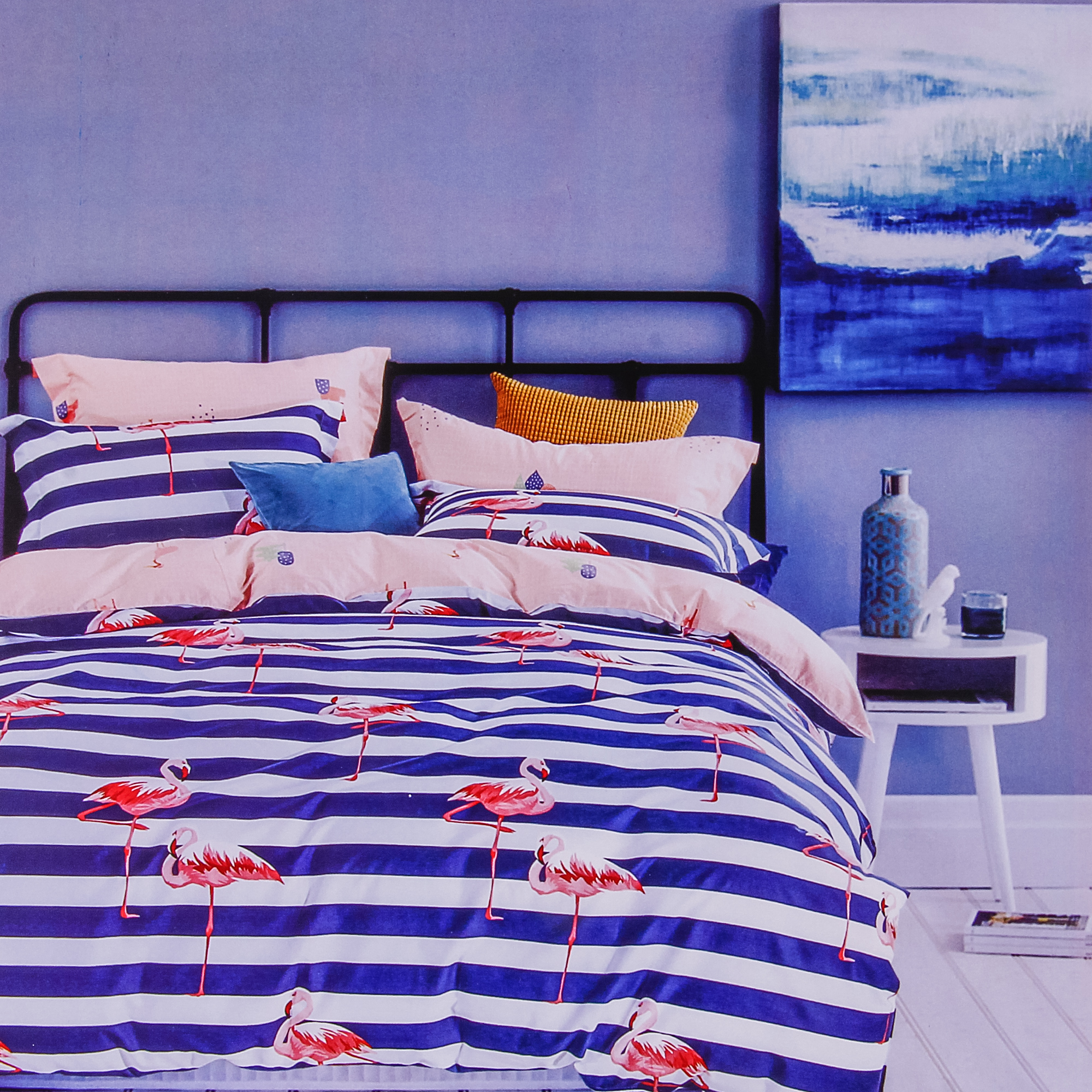 Постельный комплект Sofi De Marko Фламинго 1.5 спальный 160х220 см, размер полуторный - фото 1