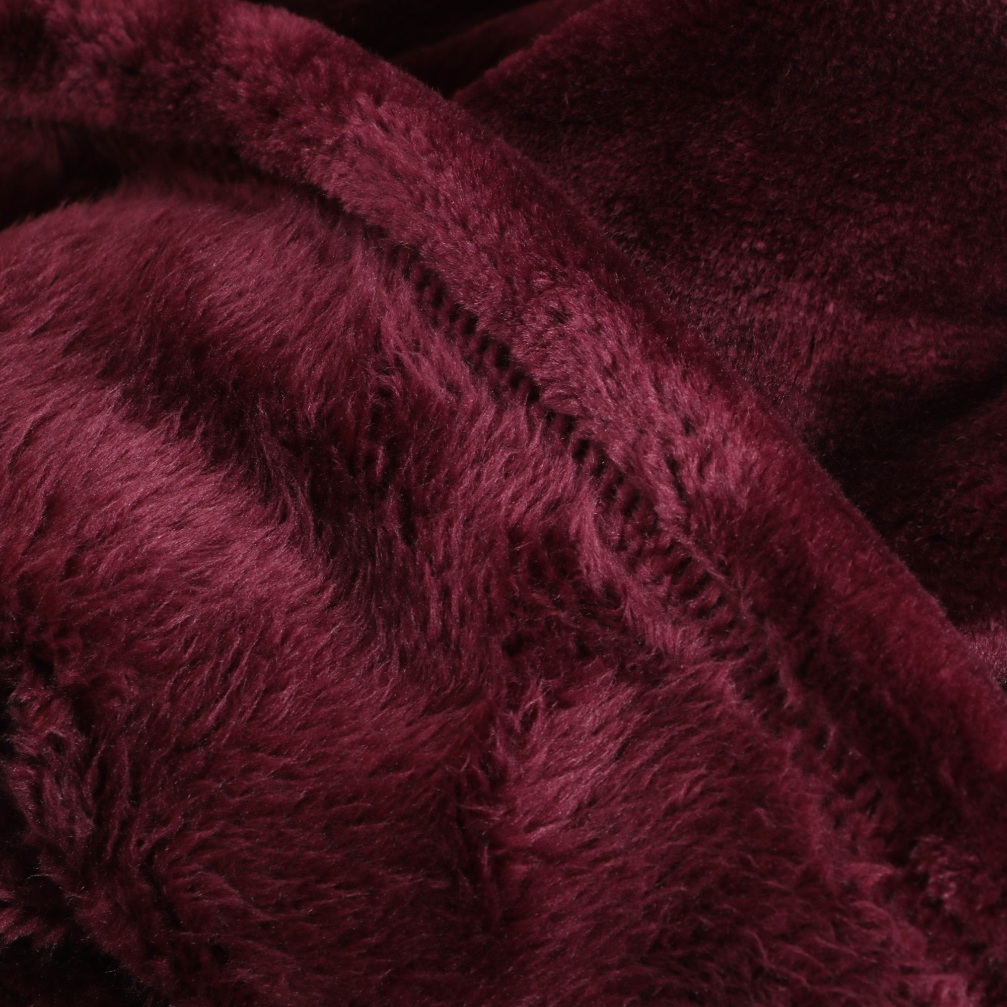 Плед Sofi de marko Марсель 160х220 плюшевый бордо, размер 160х220 см - фото 4