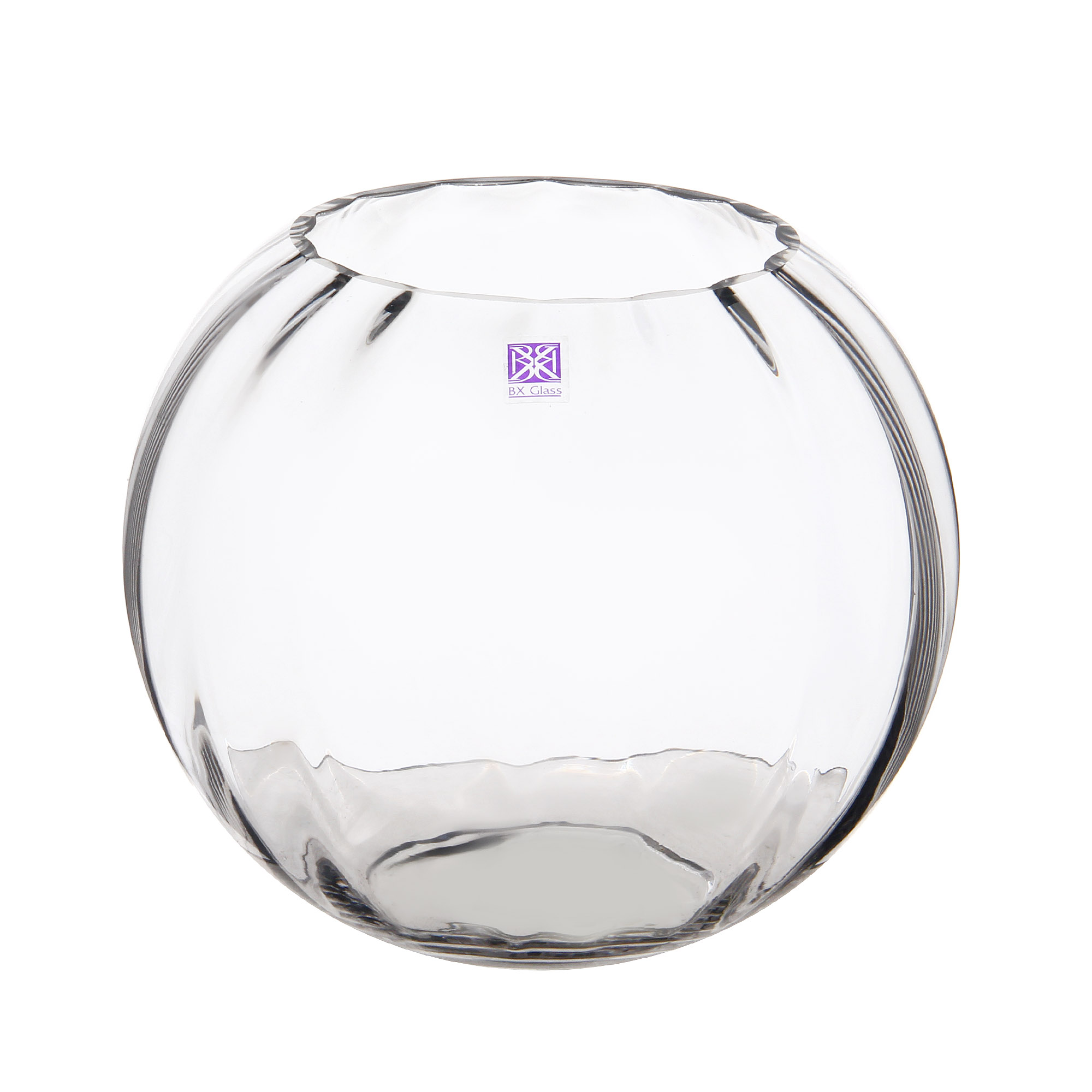 фото Ваза стеклянная шар bx glass 22 см