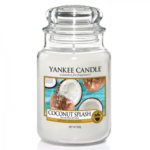 фото Ароматическая свеча yankee candle большая кокосовый всплеск 623 г