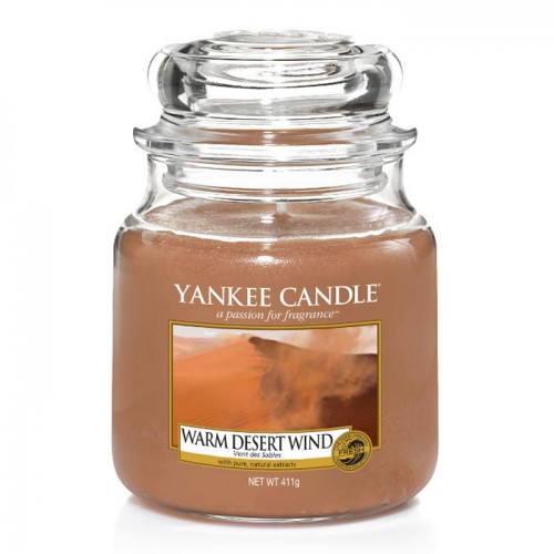 фото Ароматическая свеча yankee candle средняя теплый ветер пустыни 411 г