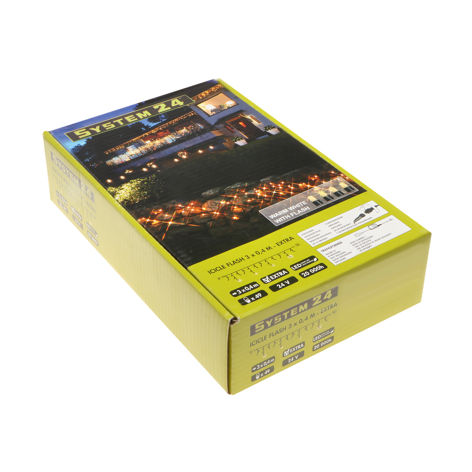 Гирлянда-удлинитель Star Trading 3x0,4 м 49 LED 491-14, цвет черный - фото 6
