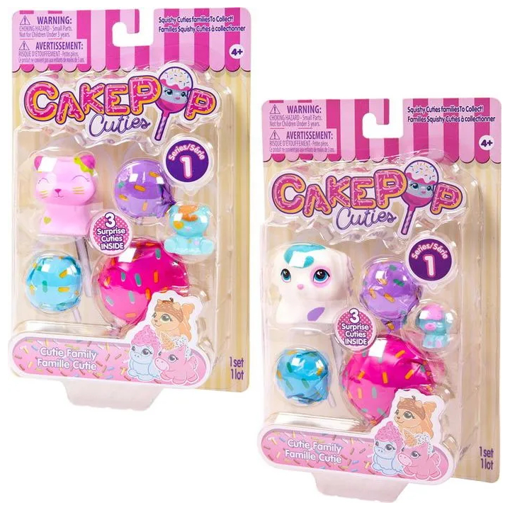 фото Мягкая игрушка cake pop cuties families, 1 серия котята и щенки