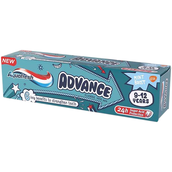 Детская зубная паста Aquafresh Advance 75 мл