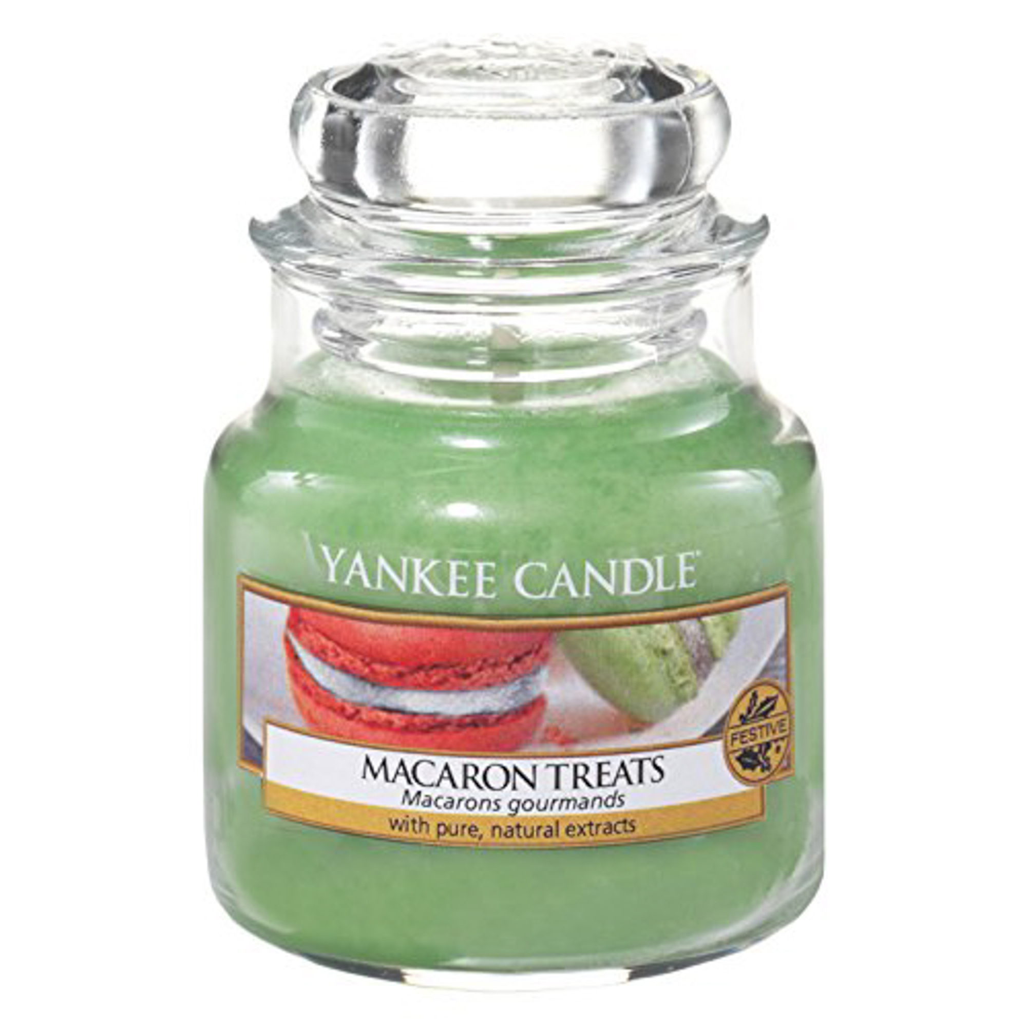 фото Ароматическая свеча yankee candle маленькая макарун 104 г